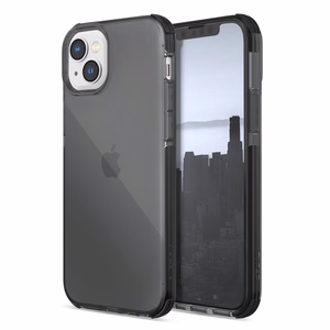 Raptic X-Doria caurspīdīgs viedtālruņa apvalks iPhone 14 bruņots apvalks pelēks