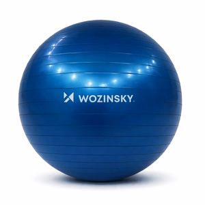 Wozinsky WGB65BL vingrošanas bumba, 65 cm - zila