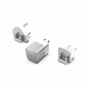 Energizer Ultimate - Multiplug EU / UK / US GaN 20W PD mains lādētājs (sudrabs)