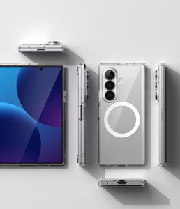 Ringke Fusion Magnetic MagSafe maciņš Samsung Galaxy Z Fold 8 Ultra, caurspīdīgs