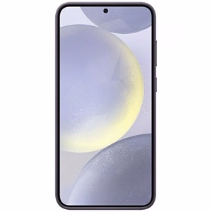 Samsung Vegan Leather viedtālruņa apvalks Samsung Galaxy S24 Plus tumši violets