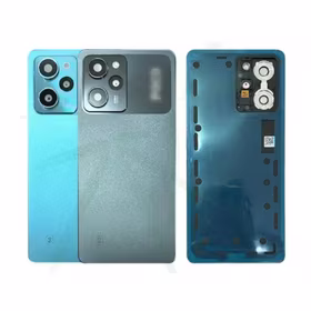 Aizmugurējais vāciņš Saderīgs ar Xiaomi Poco X5 Pro 5G / Horizonal Zils / (ar camera lens) / HQ