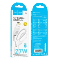 Kabelis USB C uz Lightning Hoco PD 27W 1 m X114 balts