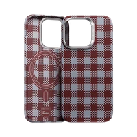 Benks magnētiskais Armor Vichy Kevlar apvalks (RF66) iPhone 16 Pro Max sarkans