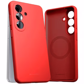 Maciņš Mercury Pure Magsafe silikona Samsung A576 A57 5G sarkans
