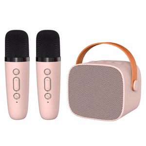 Blavec Портативная Bluetooth-колонка WS-07 Karaoke Party — 5W с 2 микрофонами (WS07-2MP) розовый