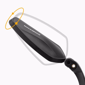 Rockbros 26210001004 labais velosipēda atpakaļskata spogulis - melns