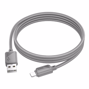 Cable USB A to Lightning Hoco 2,4A 1 m X113 gray