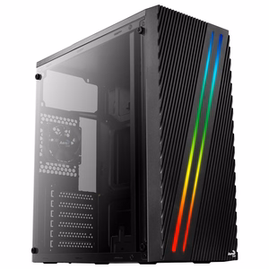 Aerocool Streak melns Midi Tower datora korpuss