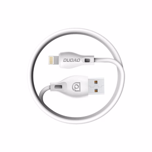 Dudao kabelis USB / Lightning kabelis 2.4A 1m balts (L4L 1m balts)