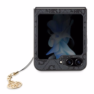 Guess 4G Charms Collection case for Samsung Galaxy Z Flip 5 - gray