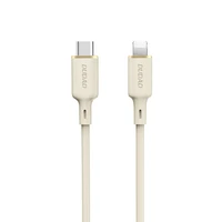 Dudao L7SCL USB-C - Lightning kabelis 30W 2m - bēšs