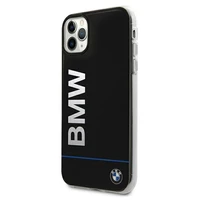 BMW Signature drukāts logotips apvalks iPhone 11 Pro Max - melns