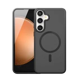 DUX DUCIS apvalks YIND saderīgs ar Magnētisko SAMSUNG S25 FE melns