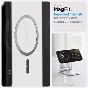 Spigen Liquid Air Mag MagSafe iPhone 16e apvalks - Matēts melns