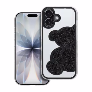 TEDDY BEAR viedtālruņa apvalks IPHONE 17 melns