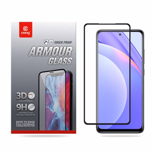 Crong 3D Armor Glass Full Glue 9H rūdīta stikla ekrāna aizsargs Xiaomi Mi 10T Lite