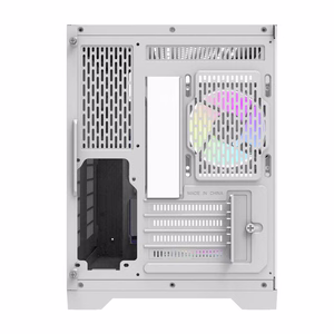 Darflash FT350 datora korpuss + 5 aRGB ventilatori (balts)