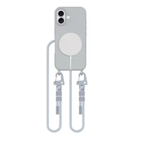 Tech-Protect MagNecklace MagSafe apvalks iPhone 16 - pelēks