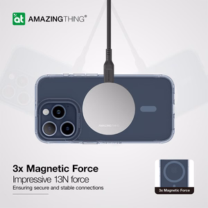 Amazing Thing Minimālais Magnētiskais apvalks MagSafe 6.6FT IP156.7PMMINBU iPhone 15 Pro Max zilais