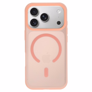 Tel Protect Mist Matte Magsafe maciņš Iphone 16, rozā-oranžs