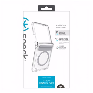 Speck Presidio Perfect-Clear Magnet – MagSafe vāciņš Samsung Galaxy Z Flip 8 (caurspīdīgs)