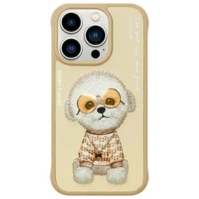 Nimmy Glasses Cool Viedtālruņa apvalks priekš iPhone 15 Pro Max - beige