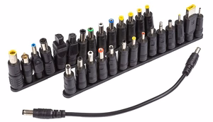 Set of DC Connectors for Notebook Batteries, 28pcs