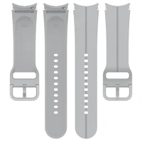 Silikona pulksteņa siksna SAMSUNG viedpulkstenim 4 / 5 pelēka