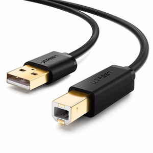 Ugreen 10351 USB kabelis USB 2.0 3 m USB A USB B melns