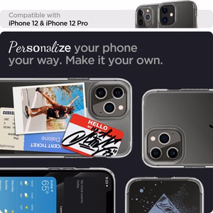 Spigen Ultra Hybrid Case for iPhone 12 / iPhone 12 Pro - Clear