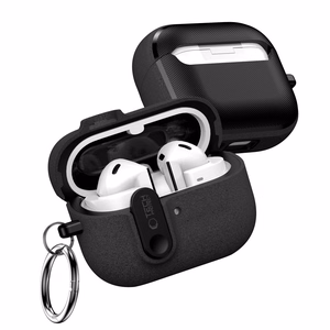 Tech-Protect plāns vāciņš ar āķi Samsung Galaxy Buds 3 / 3 FE / 3 Pro - melns