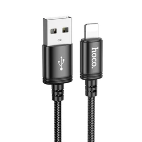 Kabelis USB A uz Lightning Hoco 2,4A 2 m X89 melns