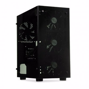 iBox PASSION V4 Mini Tower melns datora korpuss