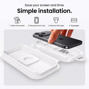 Tech-Protect OneTouch Set+ rūdīta stikla aizsargi modelim iPhone 18 Pro / 17 Pro, 2 gab.