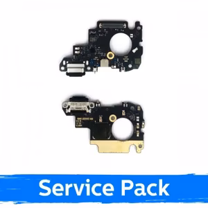 Charging Port Saderīgs ar Xiaomi Mi 9 Ar Flex / Plata Original (Service Pack)