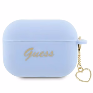 Guess GUAP2LSCHSB viedtālruņa apvalks (m) - zils Silikona Charm Heart Collection