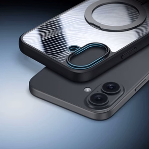 Maciņš Dux Ducis "Aimo Mag Stand" Apple iPhone 16 melns