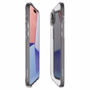 Spigen Crystal Flex viedtālruņa apvalks iPhone 15 Plus - caurspīdīgs