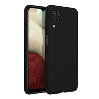 Silikona viedtālruņa apvalks SAMSUNG A12 melns