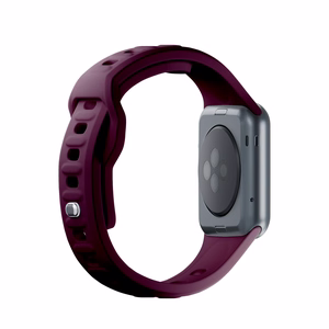 3mk silikona siksniņa Apple Watch, 42/44/45/46/49 mm, Mulberry, lielais izmērs