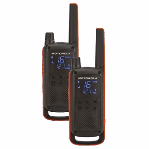 Motorola Talkabout T82 dubultpakete + lādētājs