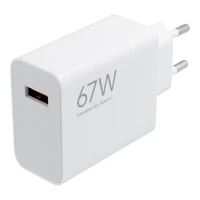 XIAOMI oriģinālais lādētājs USB A QC3.0 3A 67W MDY-12-EH balts bulk