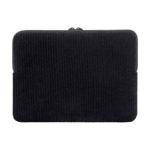 Tucano Velluto 2 neoprēna apvalks ar samta ārpusi 13 collu MacBook Air / Pro un 12 collu klēpjdatoriem, melns