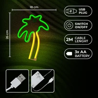 Neon LED Light PALM green orange NNE04 Neolia