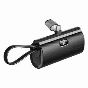 Внешний аккумулятор Forcell F-Energy Power Plug F5K3 PD 20W 5000 mAh со встроенным коннектором USB C чёрный