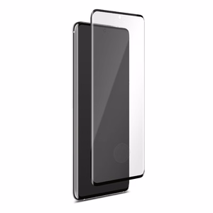 Puro Premium Full Edge Case Friendly rūdīta stikla ekrāna aizsargs Samsung Galaxy S20, ar melnu rāmi