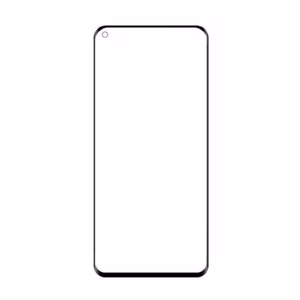 Outer Screen Glass Saderīgs ar Xiaomi Mi 11 Melns Original