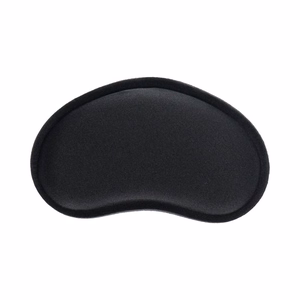 Ergonomisks plaukstas paliktnis 130 x 78 x 25 mm melns