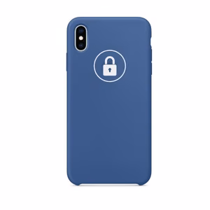 Phone Maciņš "Silicone Maciņš" priekš Apple iPhone Xs Max / Delft Zils / in package